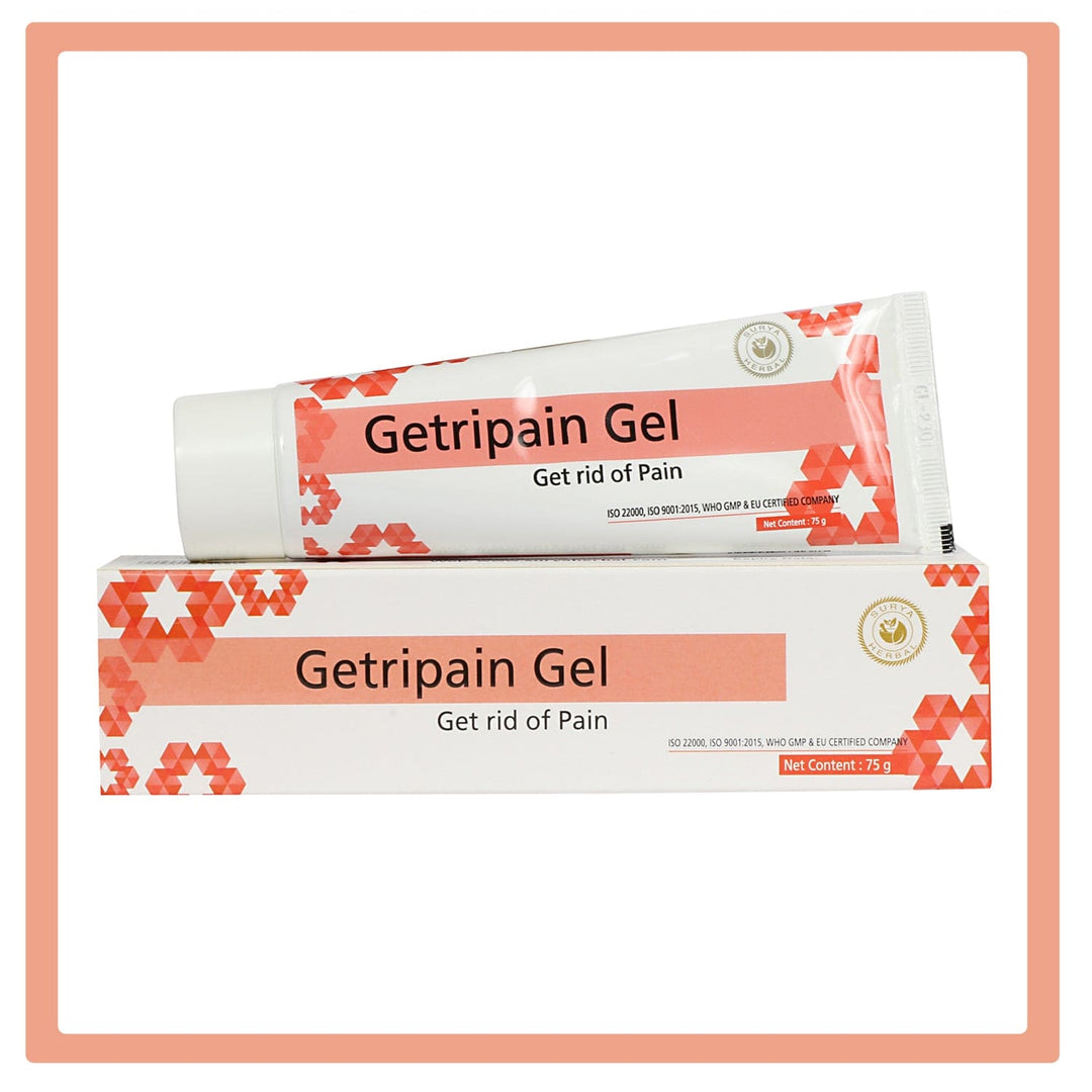 Surya Herbal HerbRoot Hot Getripain Gel (75gms) - Natural Pain Relief