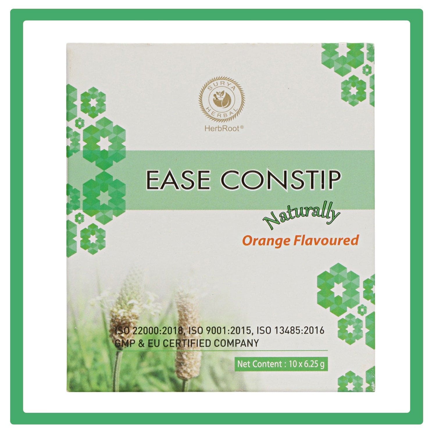 Surya Herbal Ease Constip Naturally Powder (6.25 gm x 10 sachets) - Natural  Bowel Relief