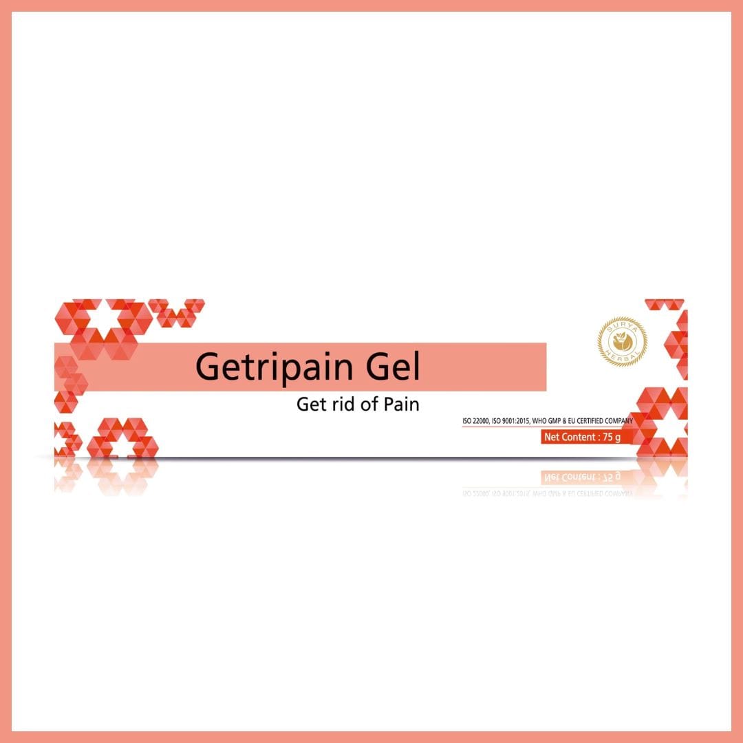 Surya Herbal HerbRoot Hot Getripain Gel (75gms) - Natural Pain Relief