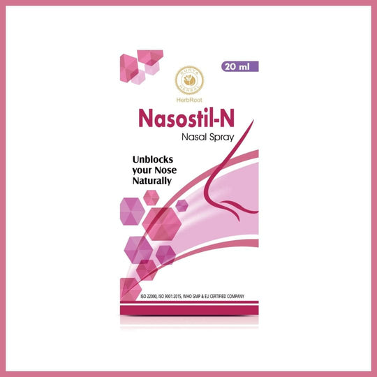 Surya Herbal Nasostil-N Sea Salt Decongestant Spray (20 ml): Natural Nasal Relief
