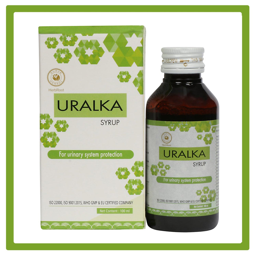 Surya Herbal Uralka Syrup (100 ml) - Natural Urinary System Protection