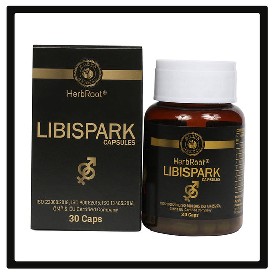 Surya Herbal HerbRoot Libispark: Natural Stamina & Immunity Booster Capsules (30 Capsules)