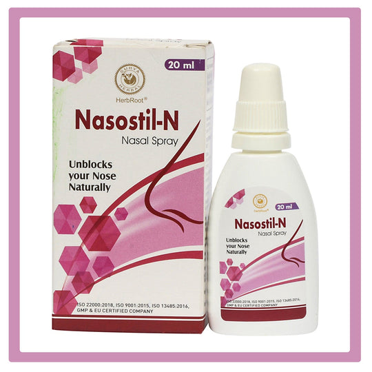 Surya Herbal Nasostil-N Sea Salt Decongestant Spray (20 ml): Natural Nasal Relief