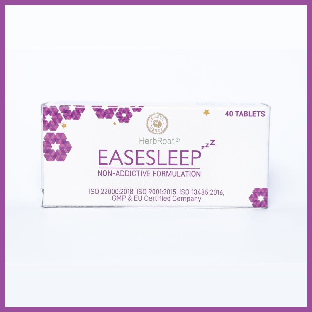 HerbRoot Easesleep Tablets (40 Tabs): Natural Path to Restful Nights