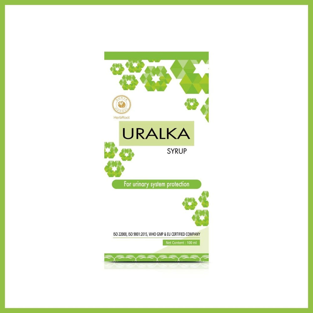 Surya Herbal Uralka Syrup (100 ml) - Natural Urinary System Protection