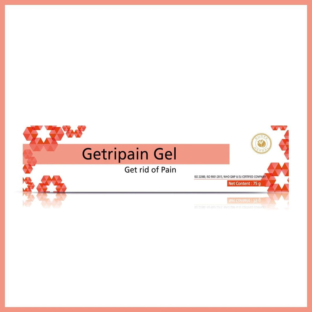 Surya Herbal HerbRoot Getripain Gel (75gms) - Natural Pain Relief