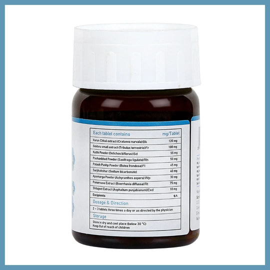 Surya Herbal HerbRoot Uralka: Herbal Kidney & Bladder Stone Management Tablets (60 Tabs)